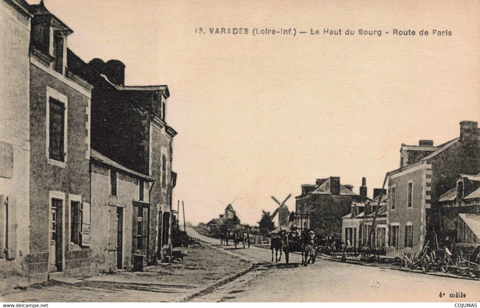 44 - VARADES - S10857 - Le Haut Du Bourg - Route De Paris - Moulins - L1 - Varades