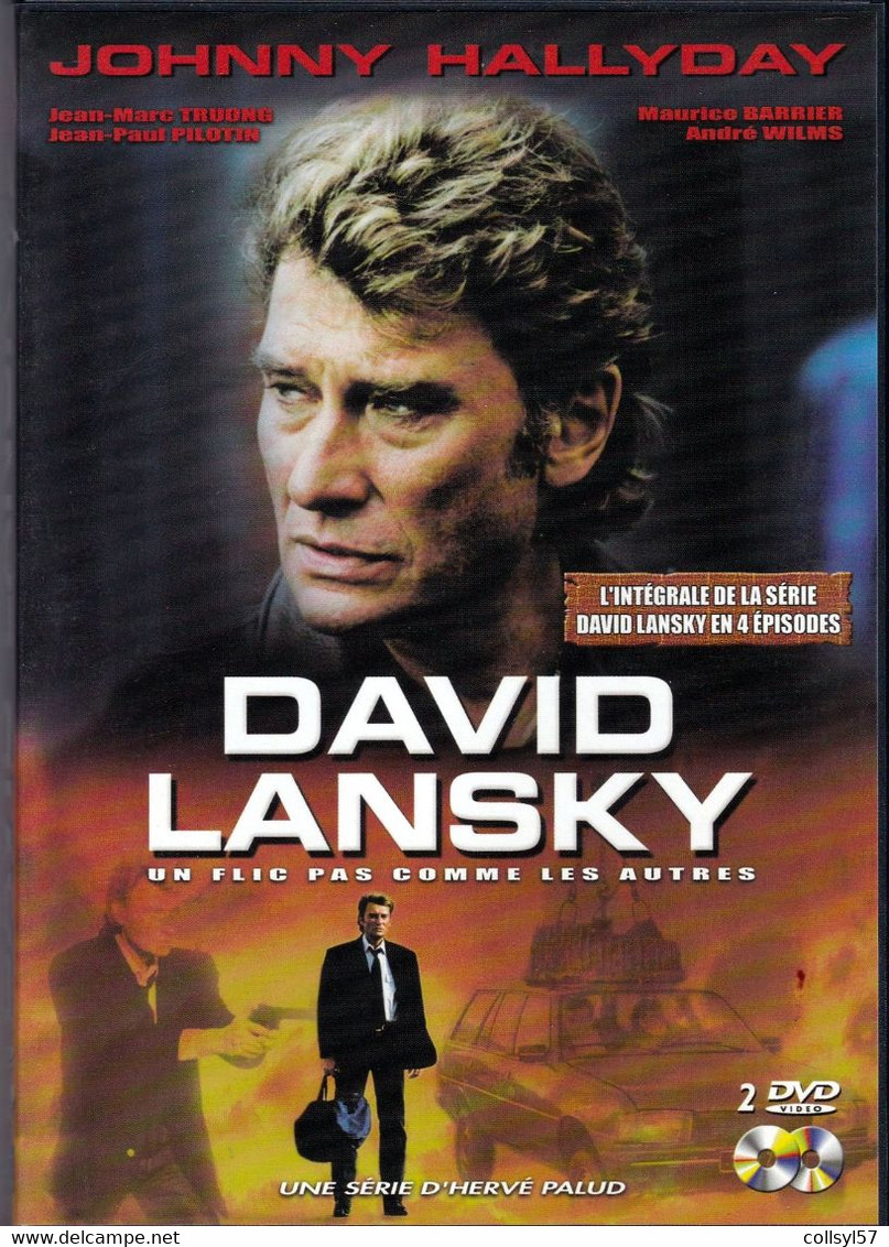 JOHNNY HALLYDAY FILM DAVID LANSKY 1988-2003- 2DVD - 4 Films - Concert En Muziek