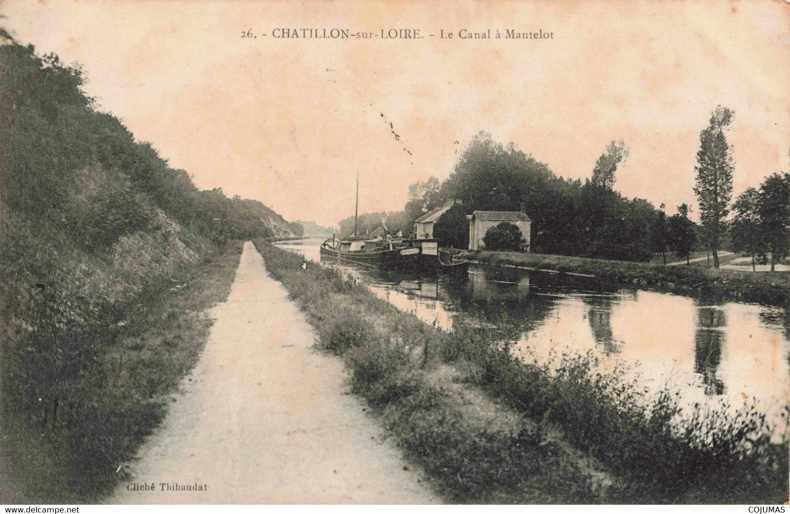 45 - CHATILLON SUR LOIRE - S10860 - Le Canal à Mantelot - Péniche - L1 - Chatillon Sur Loire