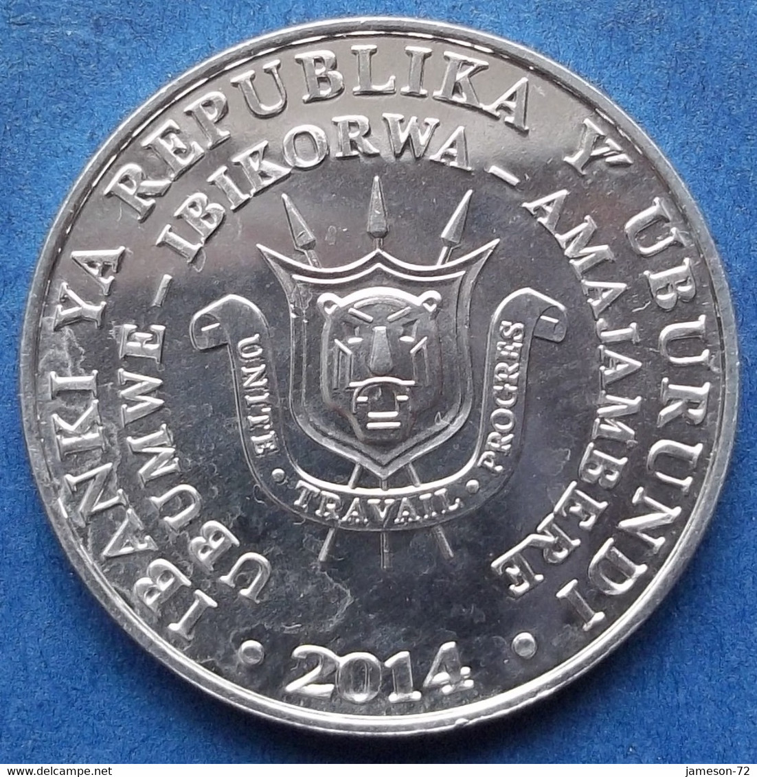 BURUNDI - 5 Francs 2014 "Stephanoaetus Coronatus" KM# 25 Republic (1966) - Edelweiss Coins - Burundi