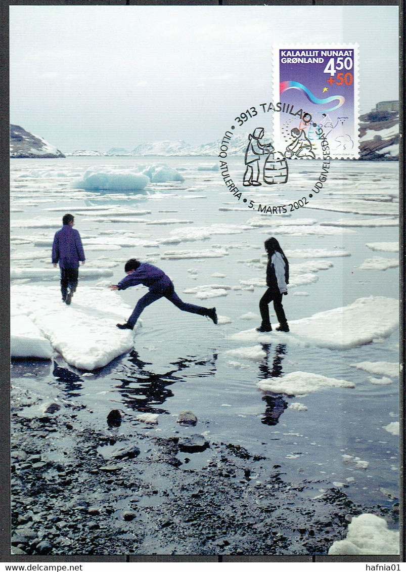 Greenland 2002.  Project "Paarisa". Michel 378 Maxi Card. - Maximumkarten (MC)