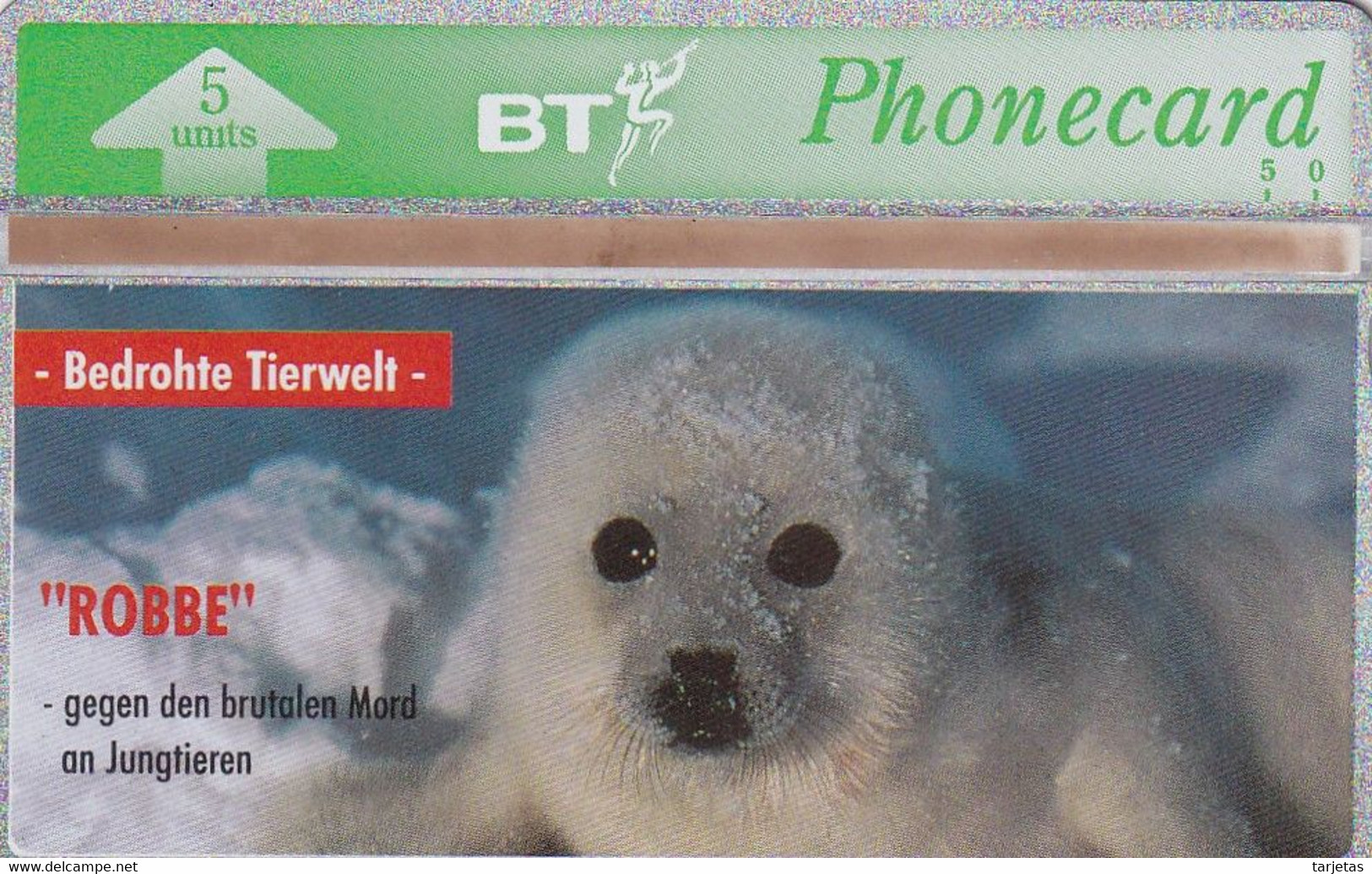 TARJETA DE REINO UNIDO DE UNA FOCA (SEAL)  NUEVA-MINT - Other & Unclassified