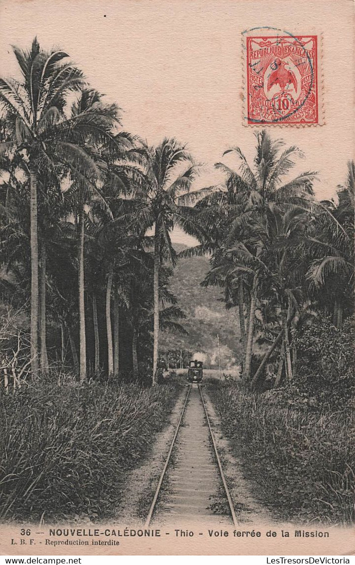 Nouvelle Caledonie - Thio - Voie Ferree De La Mission - Carte Postale Ancienne - Neukaledonien