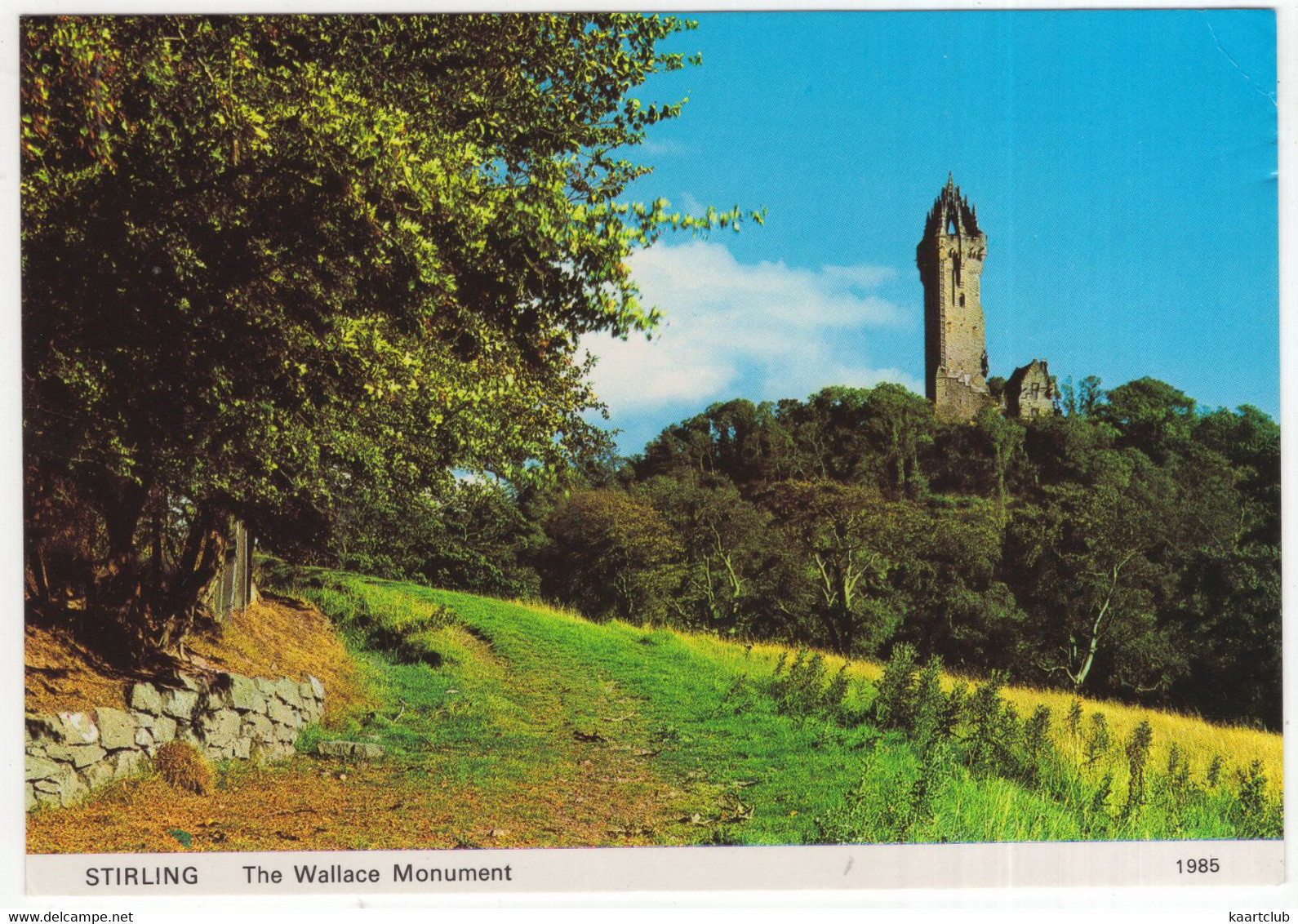 Stirling - The Wallace Monument - (Scotland)  ('A Hail Caledonia Product' Postcard) - Stirlingshire