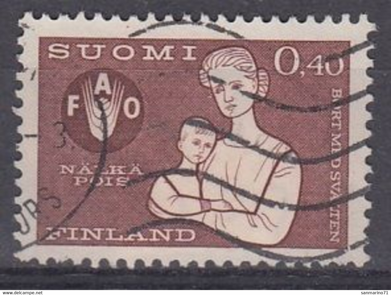 FINLAND 569,used - Against Starve