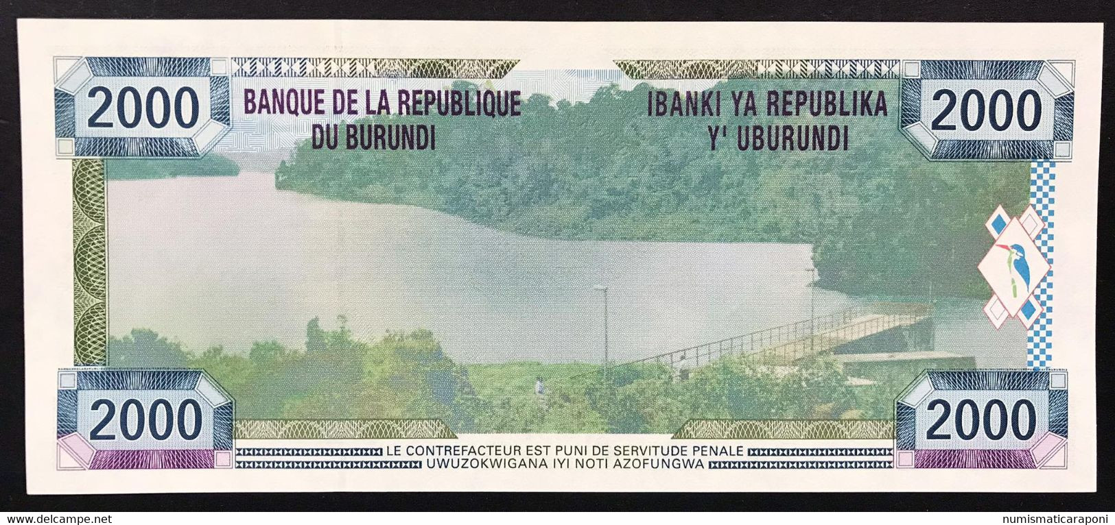 BURUNDI 2000 FRANCS 2001 FDS  LOTTO 4418 - Burundi