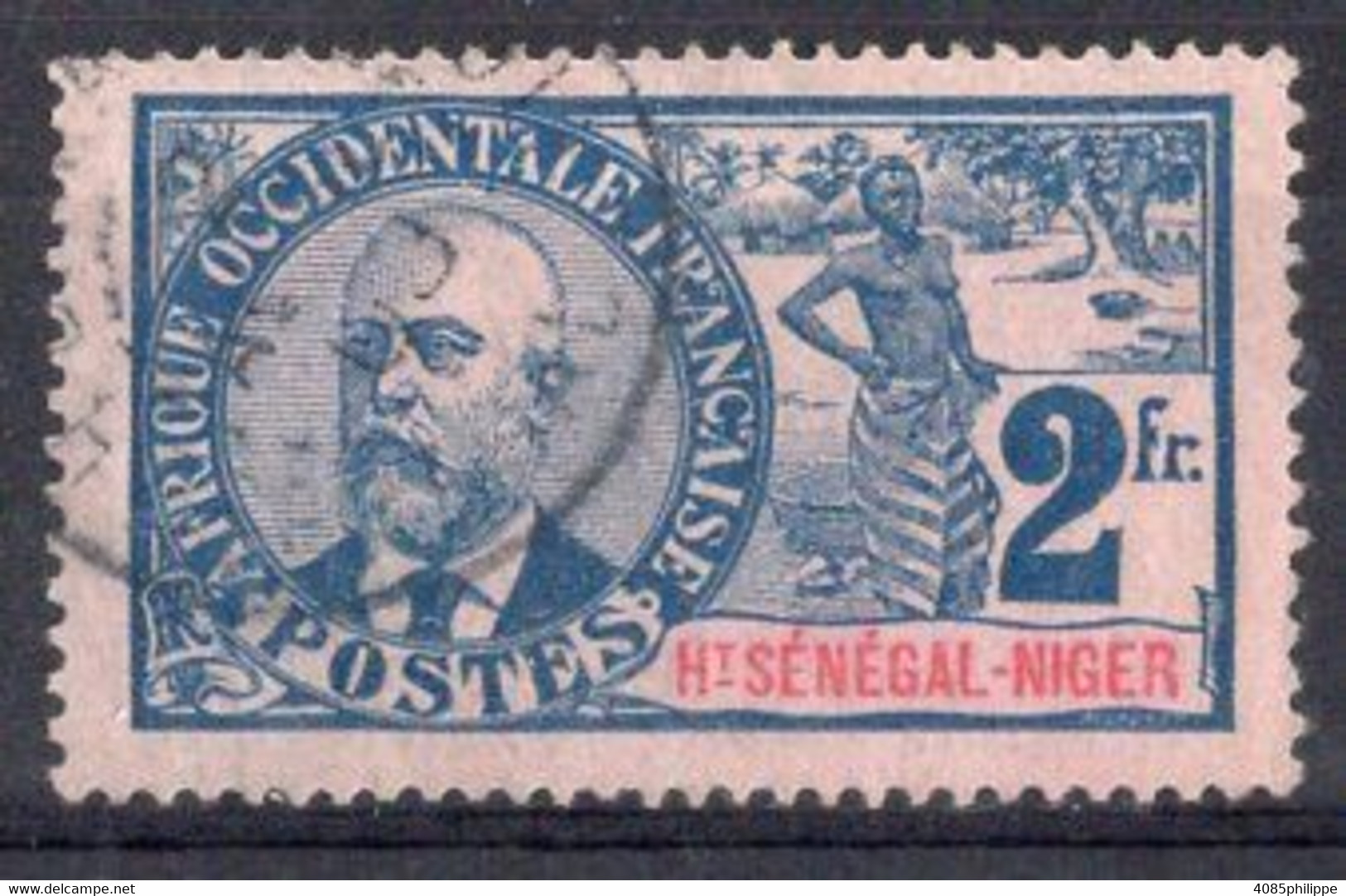 HAUT SENEGAL NIGER Timbre-poste N°16 Oblitéré TB Cote : 72€00 - Used Stamps