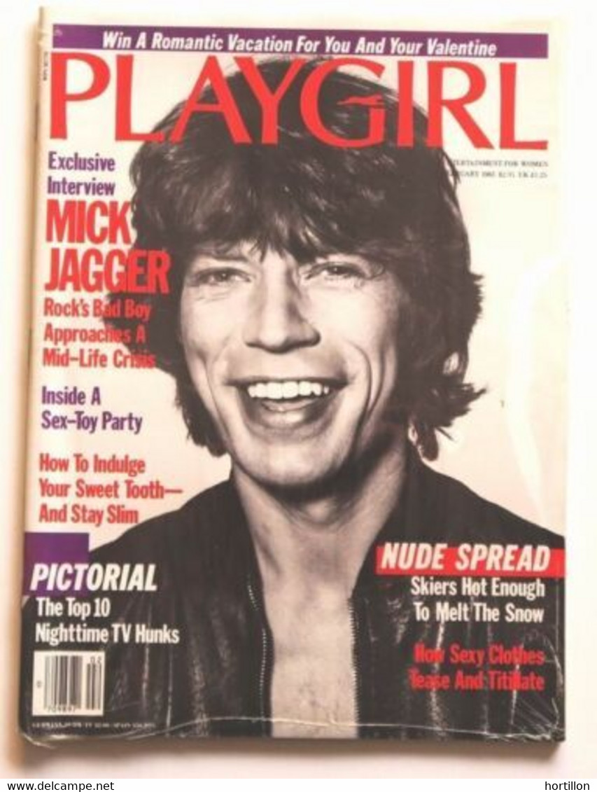 Magazine Sexy PLAYGIRL 02/1983 Mick Jagger (ROLLING STONES) Encore Emballé ! - Entretenimiento