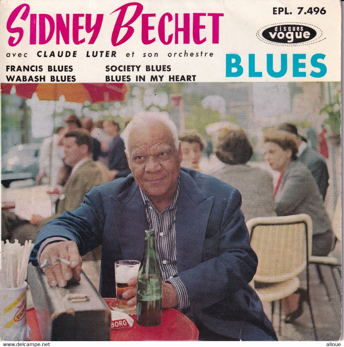 SIDNEY BECHET  -  FR EP - FRANCIS BLUES + 3 - Jazz