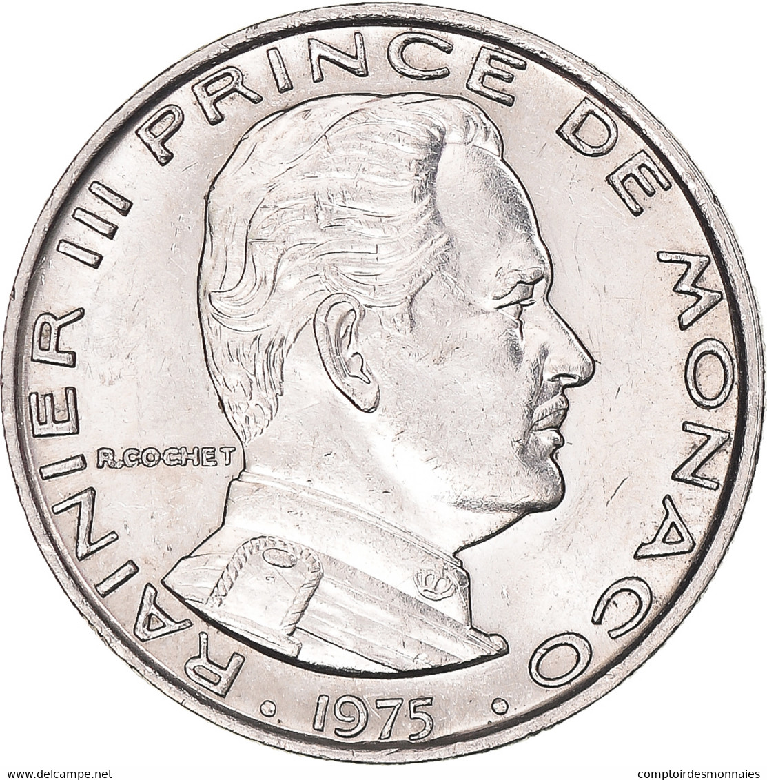 Monnaie, Monaco, Franc, 1975 - 1960-2001 Nouveaux Francs