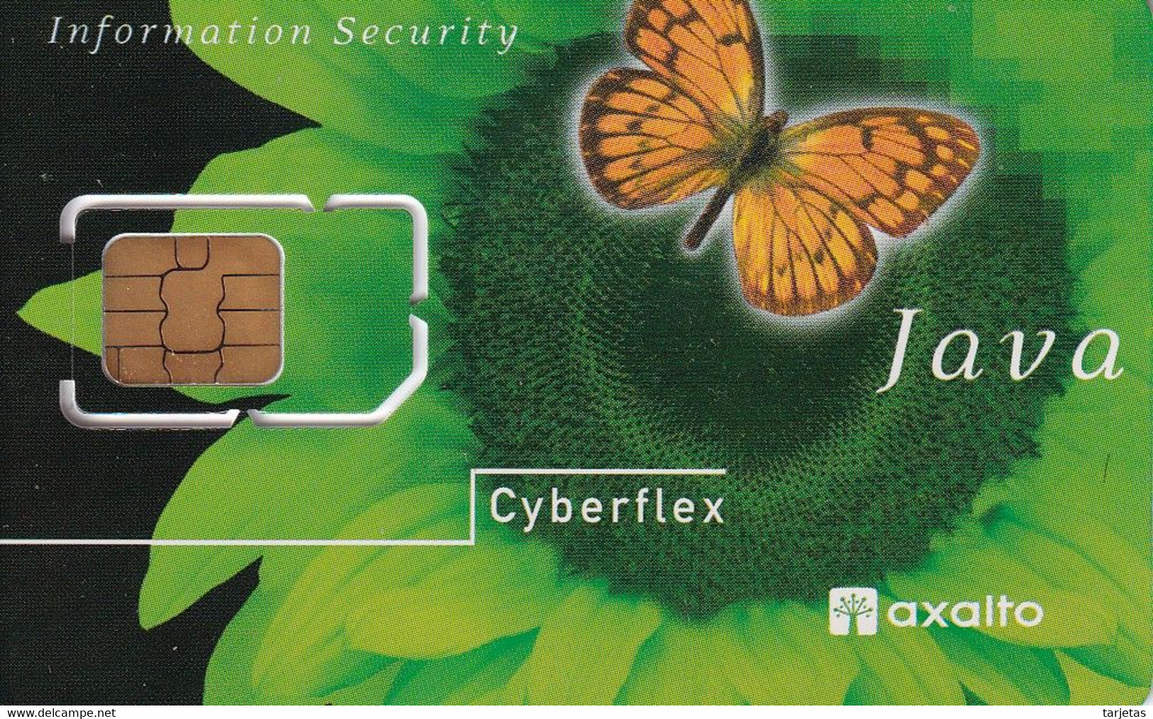 TARJETA DE FRANCIA DE UNA MARIPOSA (BUTTERFLY) GSM - Papillons