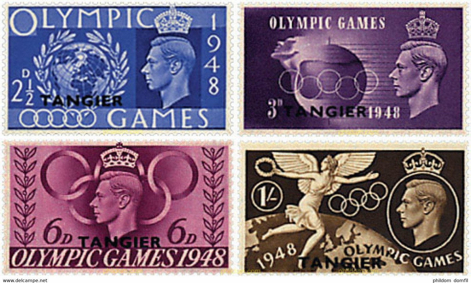 29146 MNH TANGER. Ocupación Britanica 1948 14 JUEGOS OLIMPICOS VERANO LONDRES 1948 - Verano 1948: Londres