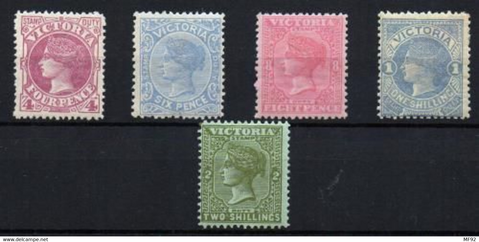 Victoria Nº 87/91. - Mint Stamps