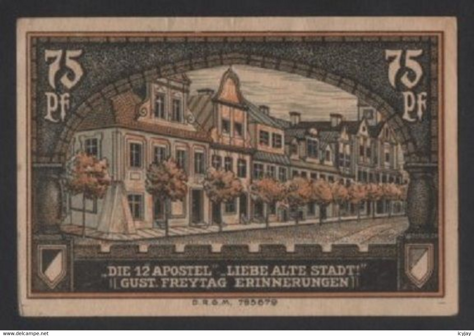 Germany 1921 75pf  Notgeld Emergency Money - Unclassified