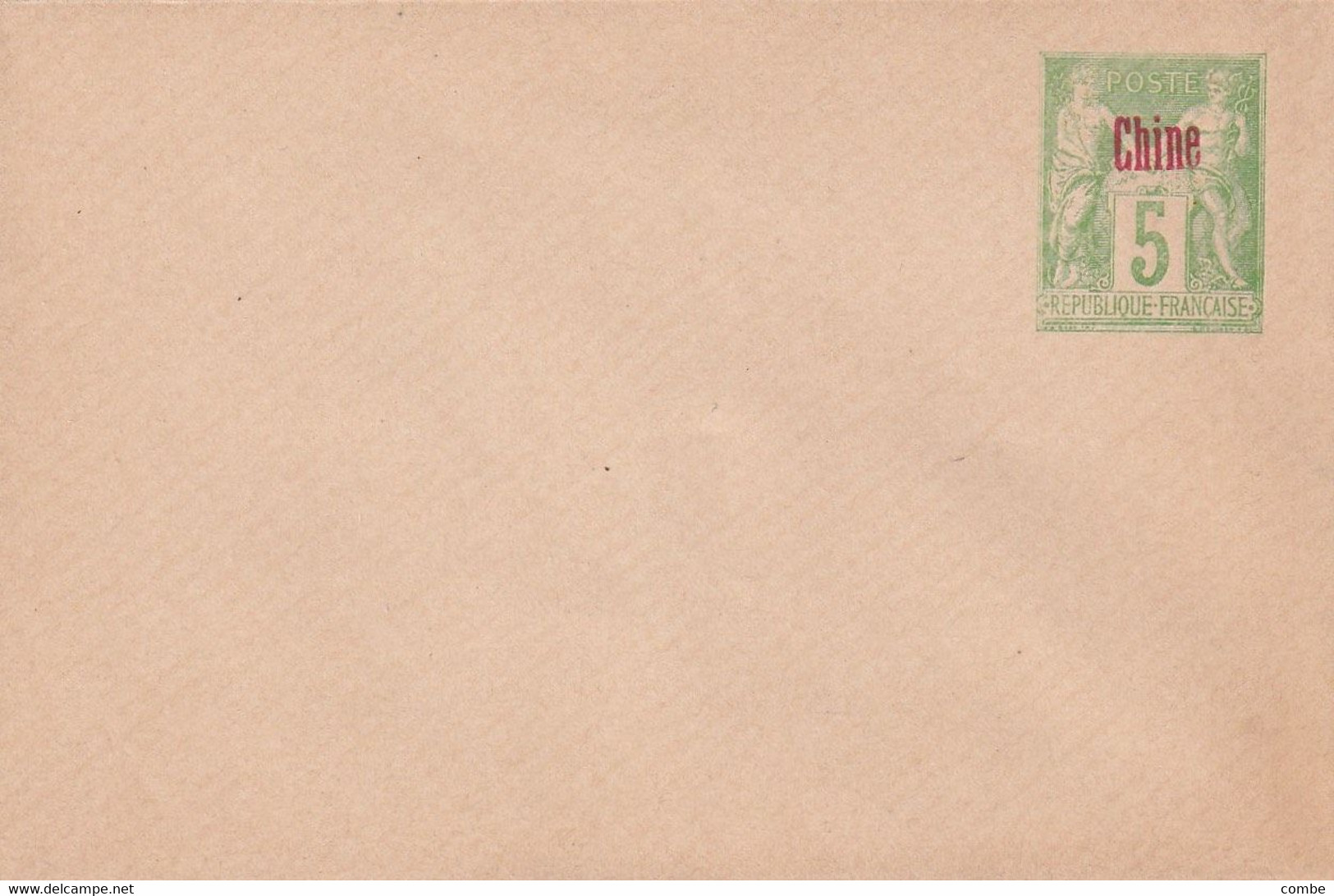 LETTRE. ENTIER GROUPE 5c CHINE. NEUF - Storia Postale