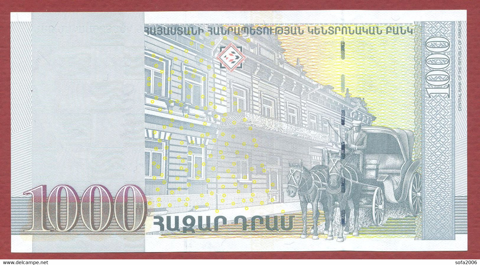 Armenia 1000 DRAM 2011 UNC - Armenia