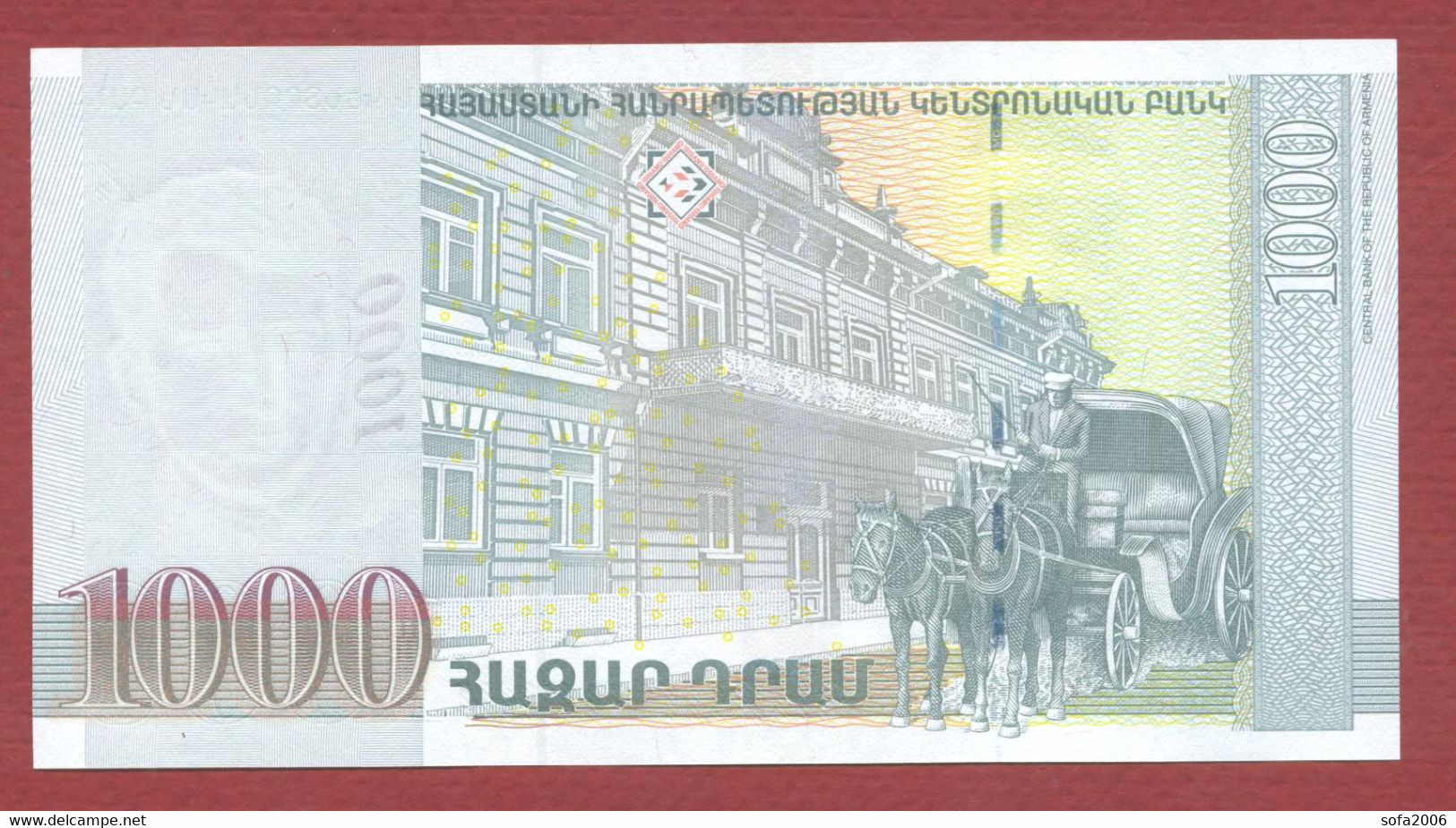 Armenia 1000 DRAM 2015 UNC - Armenien