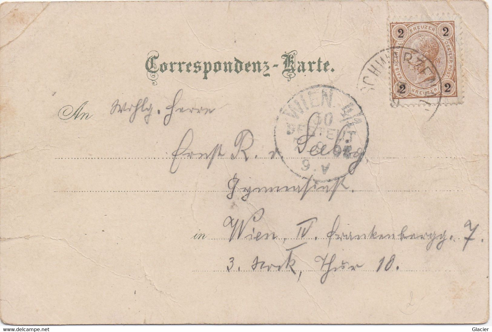 Gruß Aus Schwarzenau - Zwettl - N.Österreich - 6-9-1898 - Zwettl