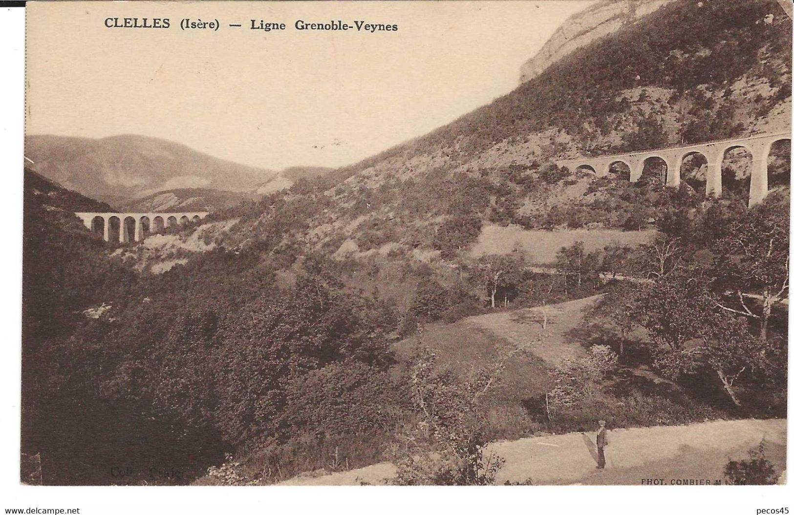 CLELLES (Isère) : Ligne Grenoble / Veynes. - Clelles