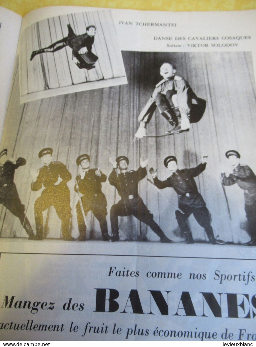 Programme ancien/Choeurs et danses de l'Armée Soviétique/ PALAIS des Sports//Vers 1960    PROG349