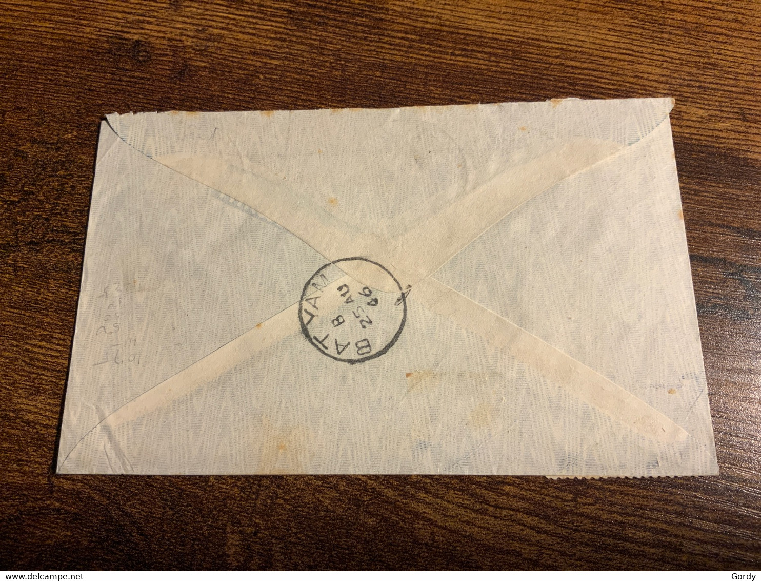 1946 Airmail Cover  Australia To Bat-Yang, Palestine Scarce Destination (C061) - Briefe U. Dokumente