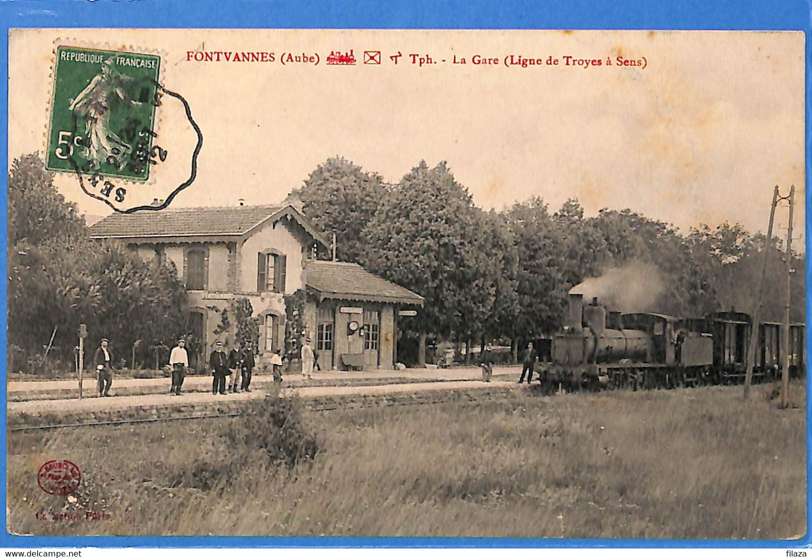 10 - Aube - Fontvannes - La Gare (N12060) - Other & Unclassified
