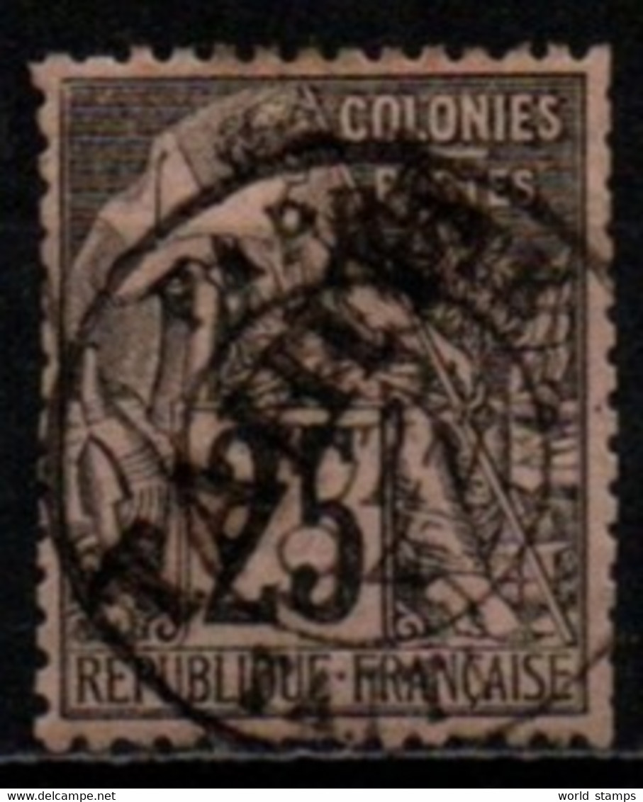 TAHITI 1893 O - Oblitérés