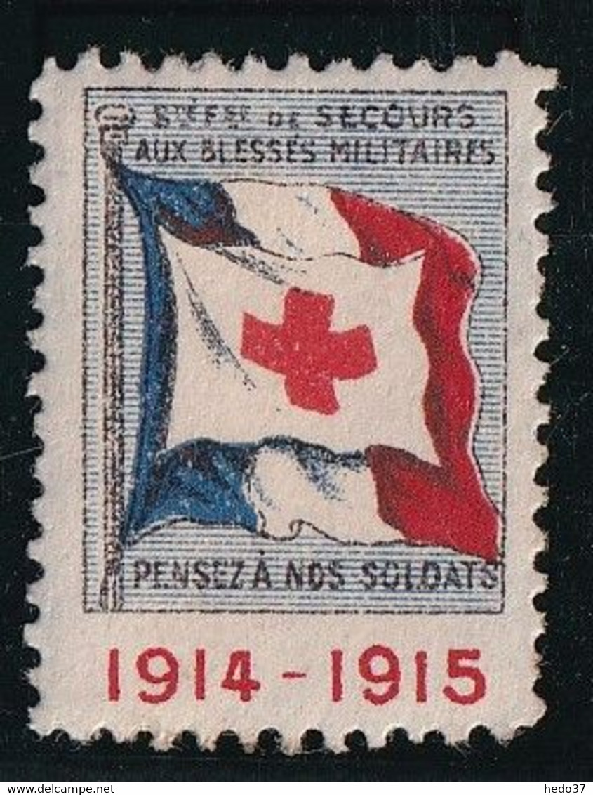 France Vignettes - Croix Rouge - Neuf Sans Gomme - TB - Red Cross