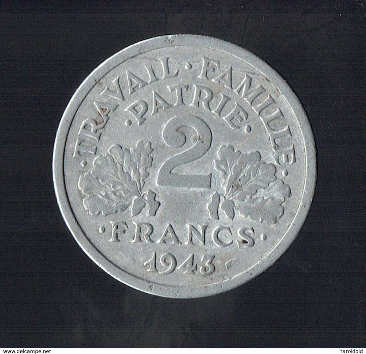 ETAT FRANCAIS - 2 F 1943 B - TB - 2 Francs