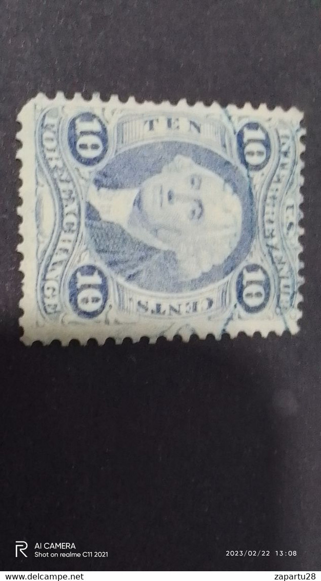 USA-1865-75  10C-   FİSCAL DAMGALI - Altri & Non Classificati