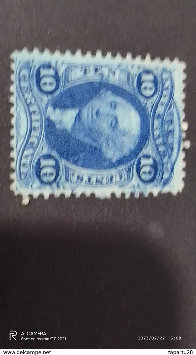 USA-1865-75  10C-   FİSCAL DAMGALI - Andere & Zonder Classificatie