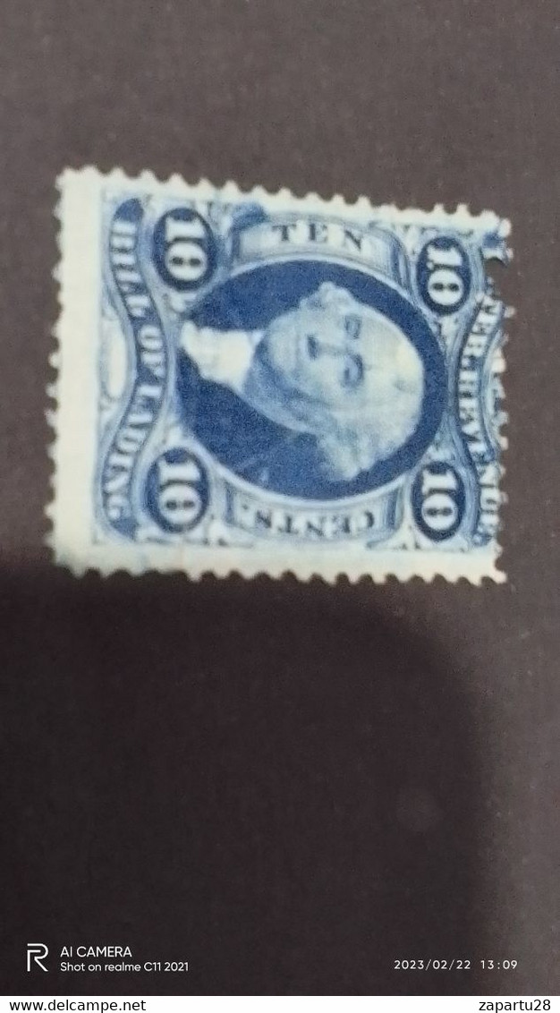 USA-1865-75  10C-   FİSCAL DAMGALI - Other & Unclassified