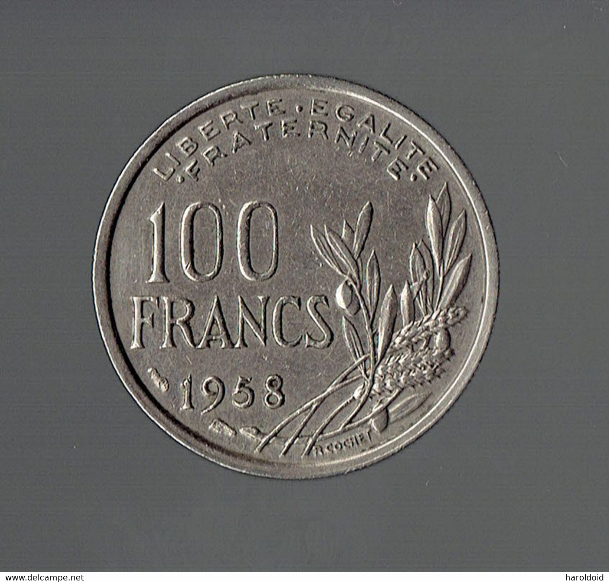 COCHET 4e REPUBLIQUE - 100 F 1958 - TTB A SUP - 100 Francs