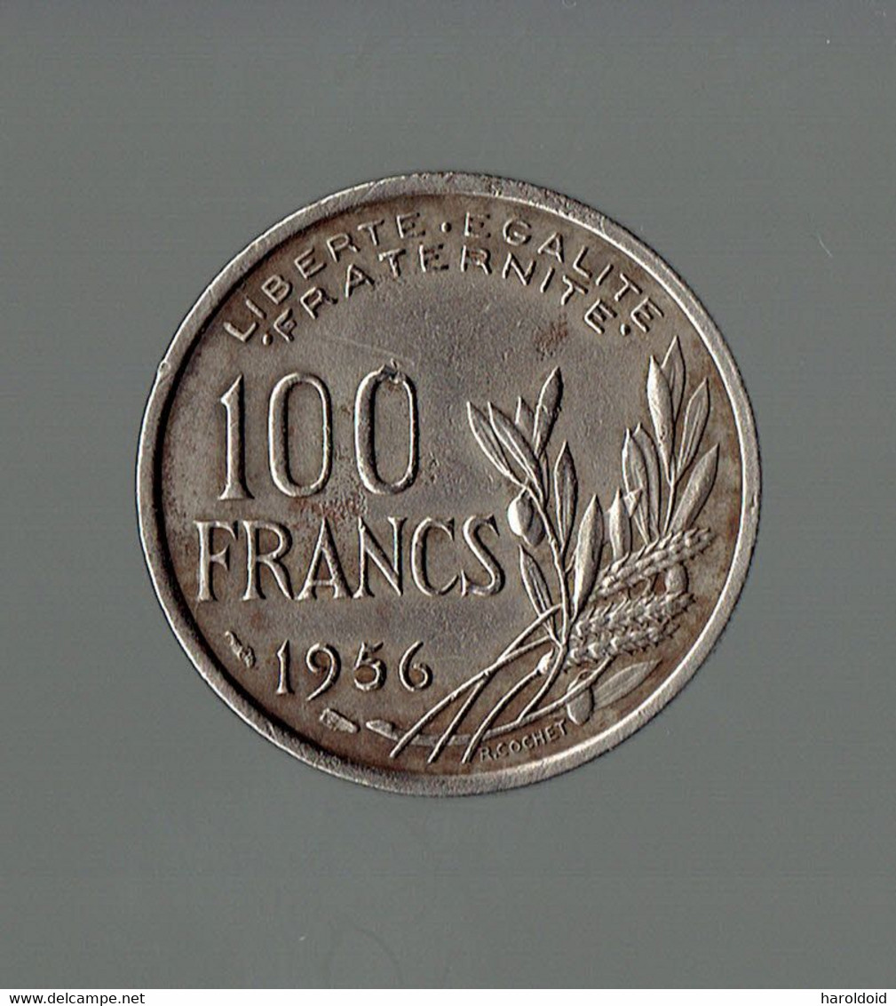 COCHET 4e REPUBLIQUE - 100 F 1956 - TB A TTB - 100 Francs