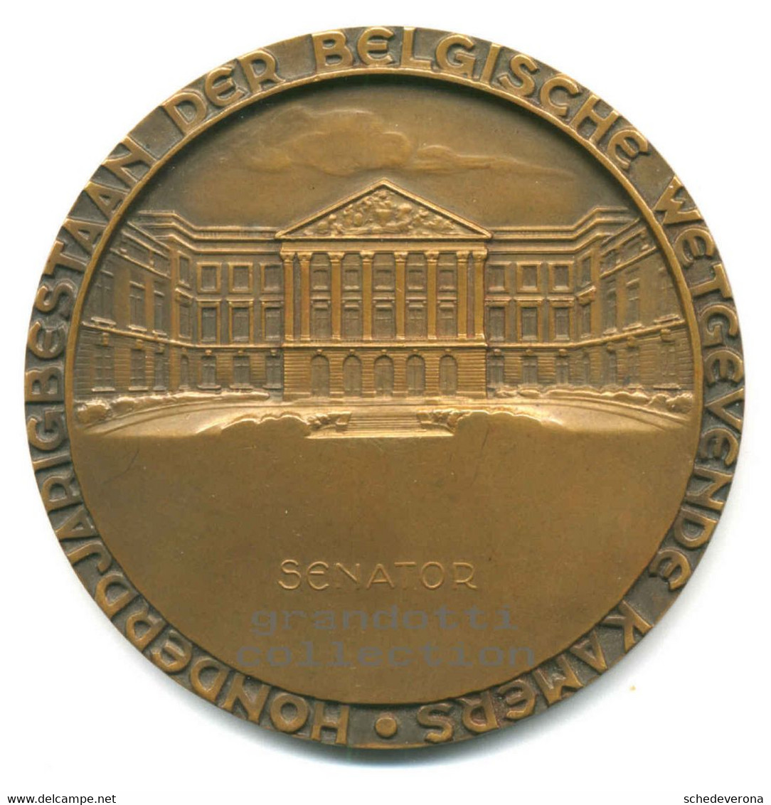 PARLAMENTO BELGIO CENTENARIO DELLA CAMERA 1931 AL SENATORE - Firma's