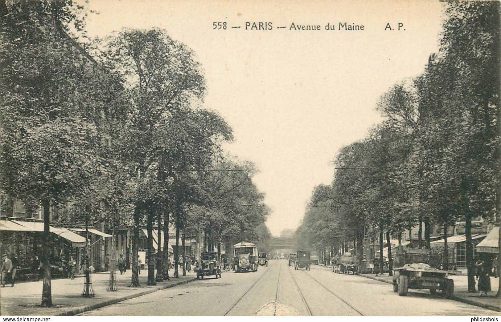 PARIS 14 Arrondissement   Avenue Du Maine - Arrondissement: 14