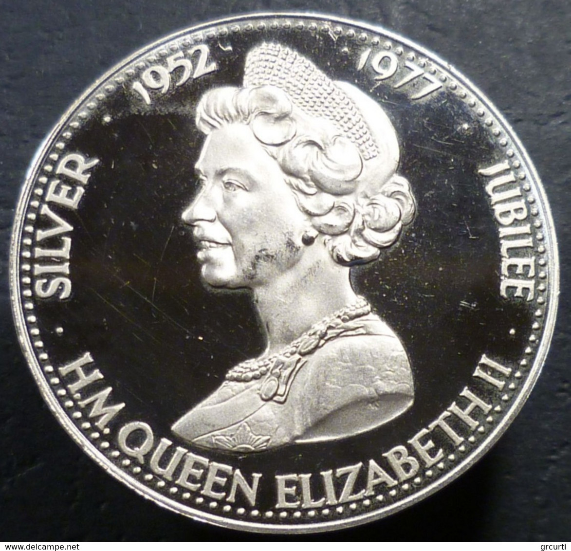 Gran Bretagna - Medaglia Giubileo Elisabetta II 1952-1977 - Monarquía/ Nobleza