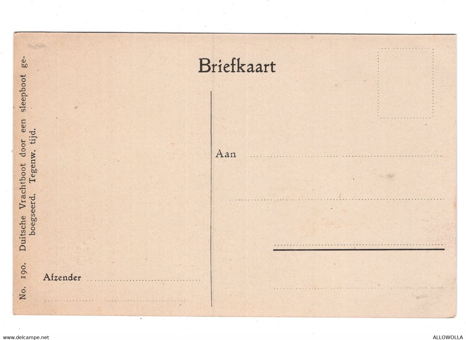 19396 " MERCANTILE TRAINATO DA UN RIMORCHIATORE -ILLUSTR. DI CHR. RAVE (N°190) "-CART.ORIG.NON SPED. - Schlepper