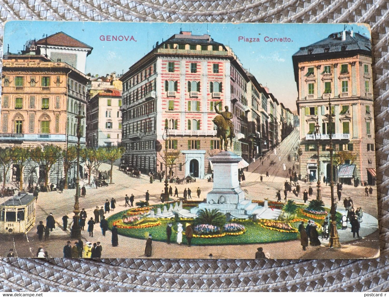 Italy Genova Piazza Corvetto  1914   A 223 - Genova (Genoa)