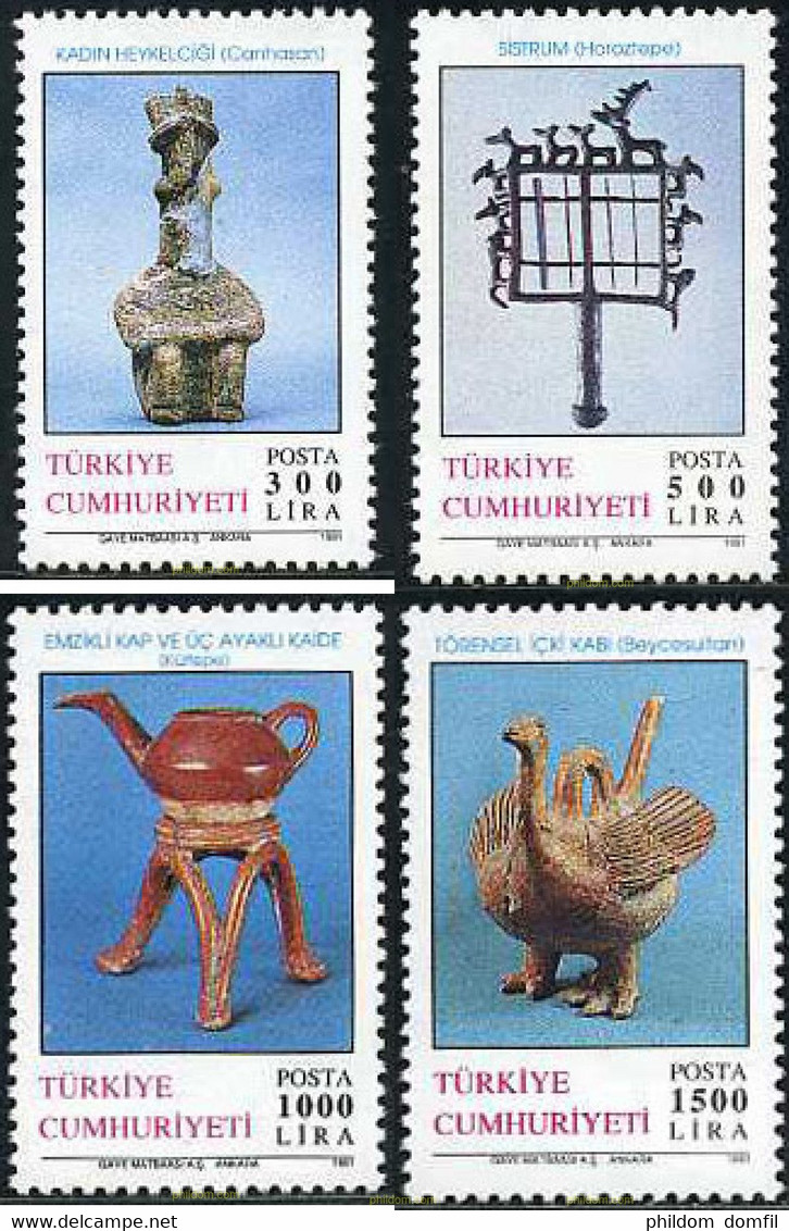 173579 MNH TURQUIA 1991 ARTESANIA ANTIGUA - Lots & Serien