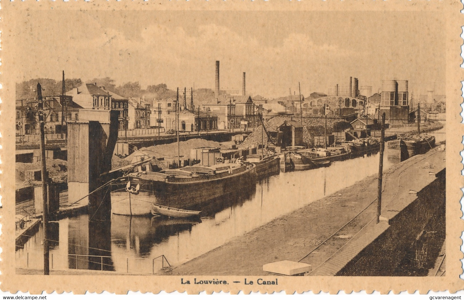 LA LOUVIERE   LE CANAL     2 SCANS - La Louvière