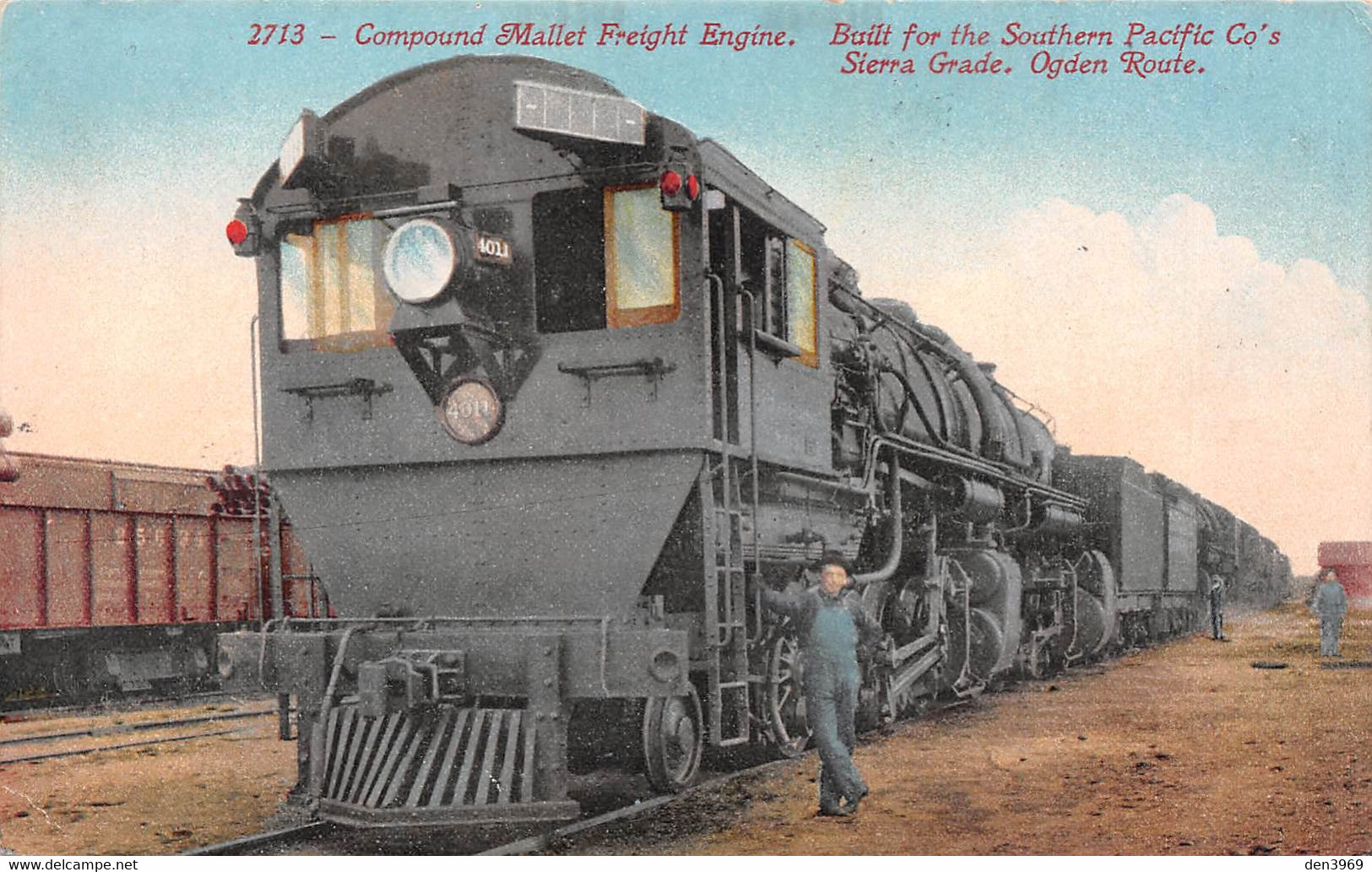 ETATS-UNIS - UT - Utah - Compound Mallet Freight Engine - Built For The Southern Pacific Co's Sierra Grade - Ogden Route - Ogden