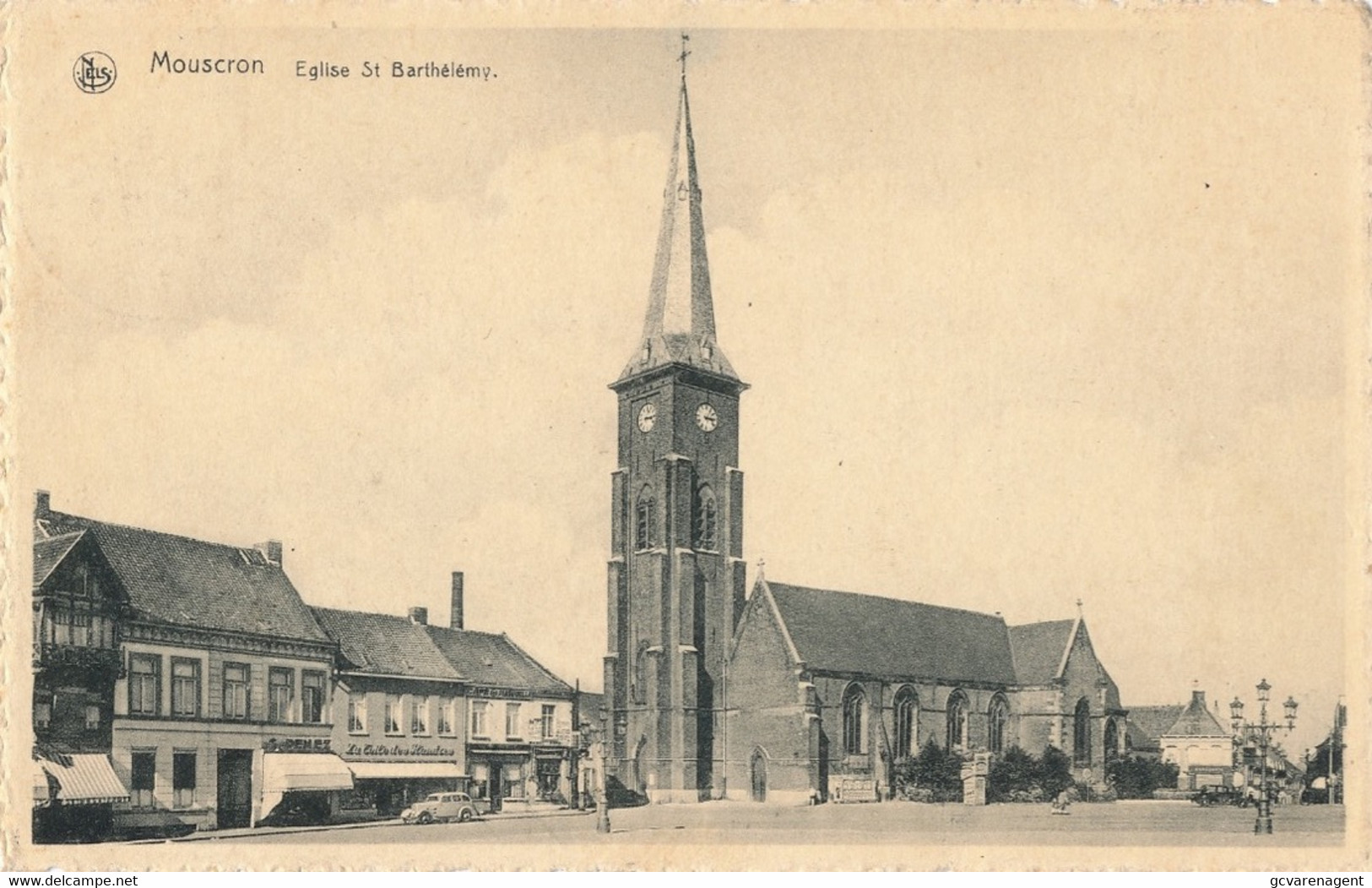 MOUSCRON  EGLISE ST.BARTHELEMEY       2 SCANS - Mouscron - Moeskroen