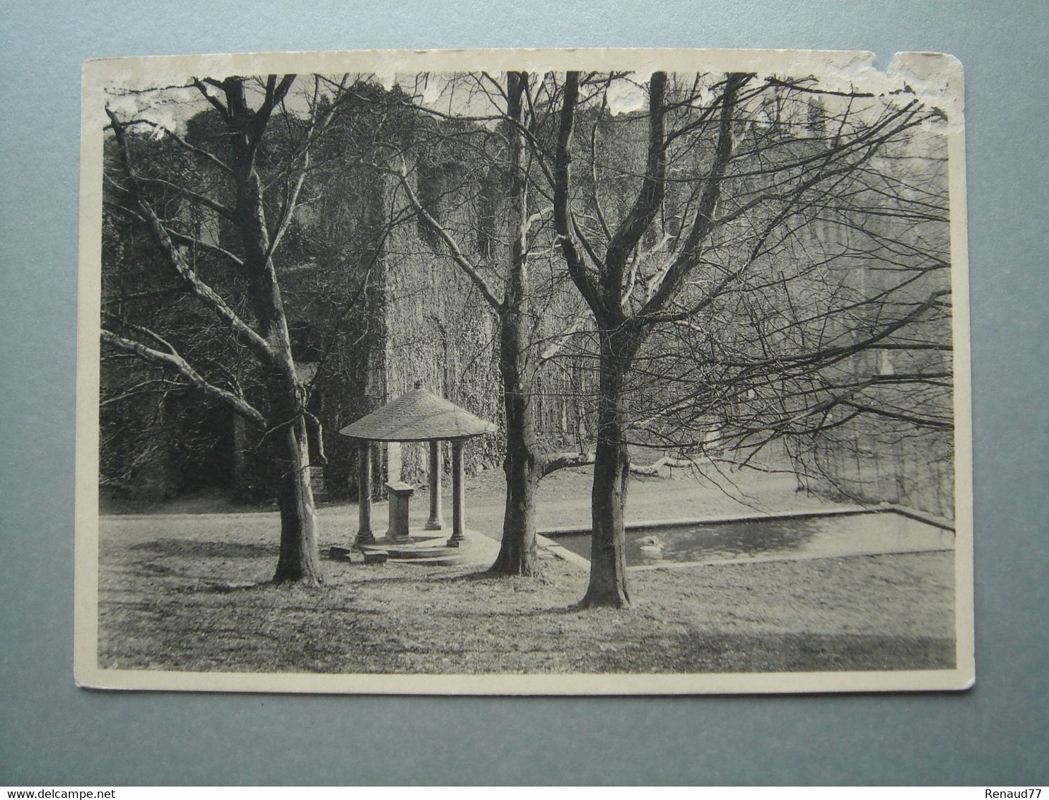 Mariemont - La Fontaine Et Les Ruines De L'ancien Château - Morlanwelz