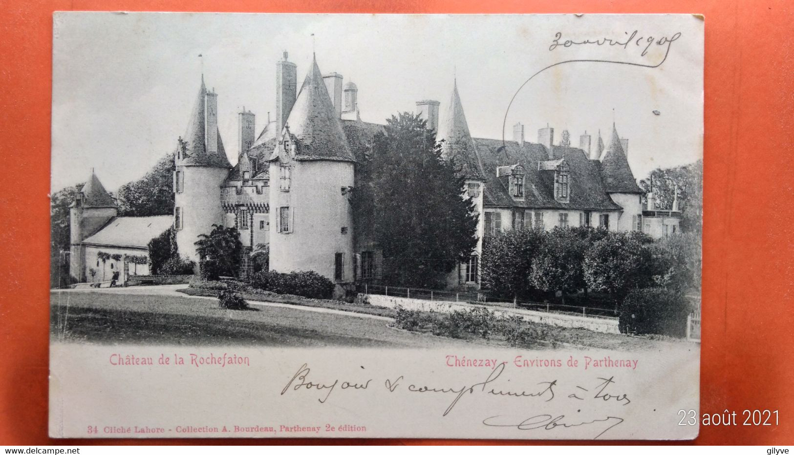 CPA (79) Thénezay. Château De La Rochefaton.  (X.1483) - Thenezay