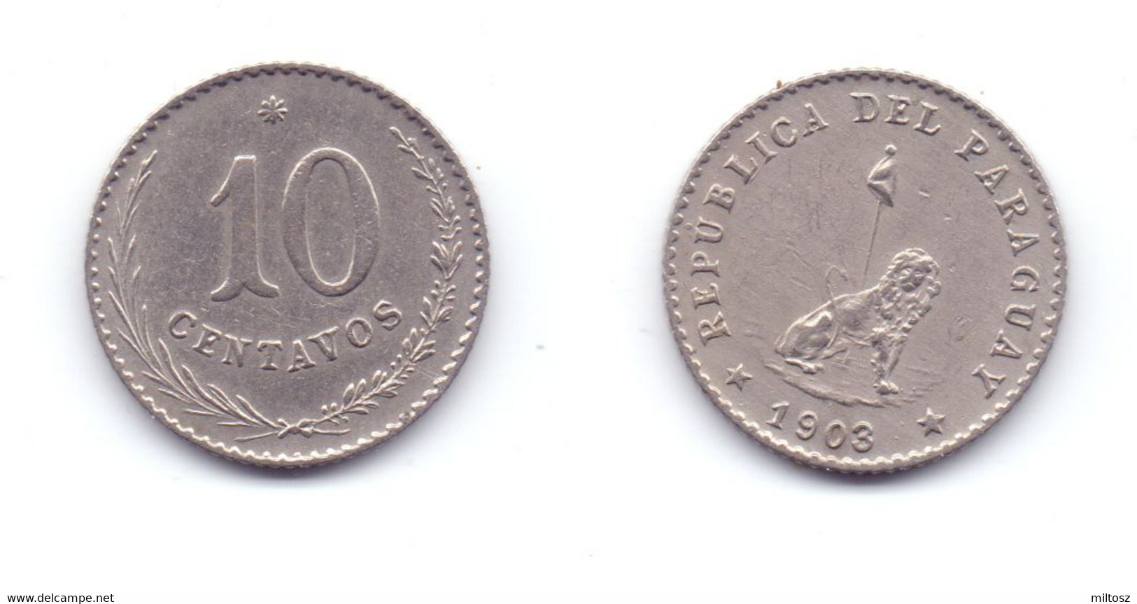 Paraguay 10 Centavos 1903 - Paraguay