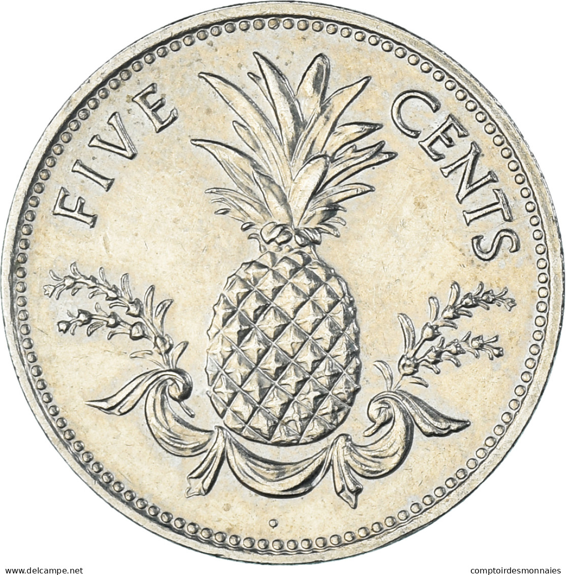 Monnaie, Bahamas, 5 Cents, 1987 - Bahama's