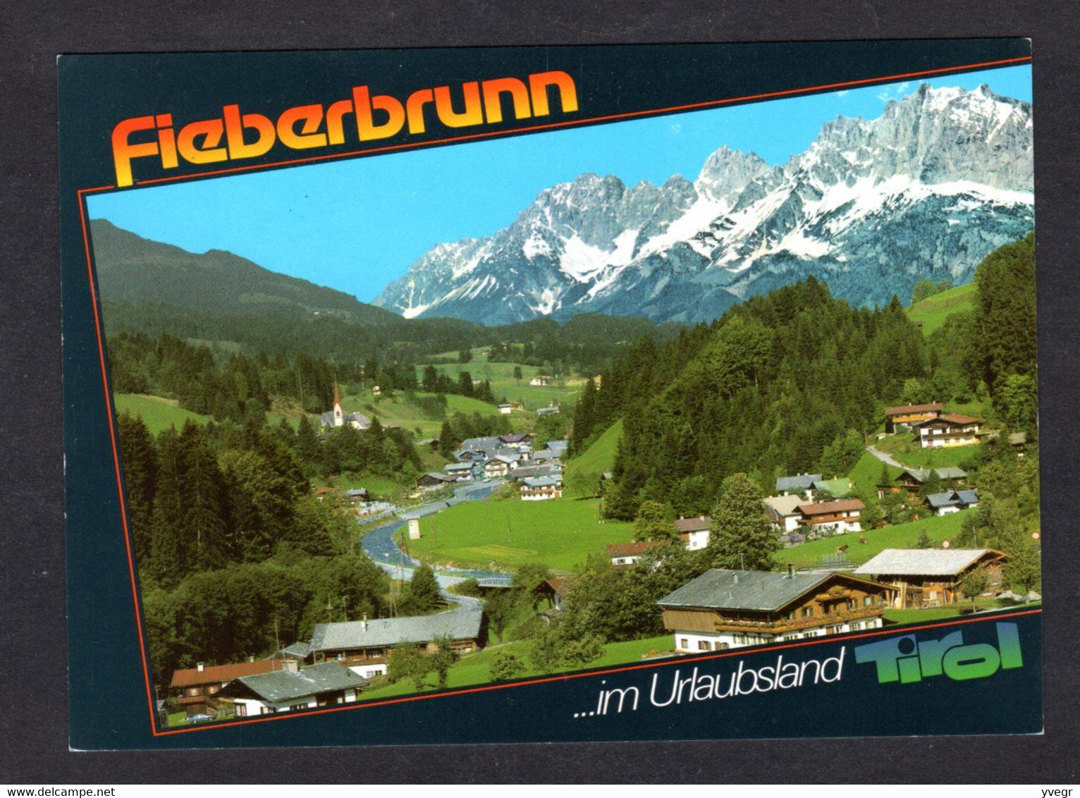 Autriche - Brub Aus FIEBERBRUNN Im Urlaubsland - Blick Gegen Wilden Kaiser - Vue Aérienne ( N° 14.621) - Fieberbrunn
