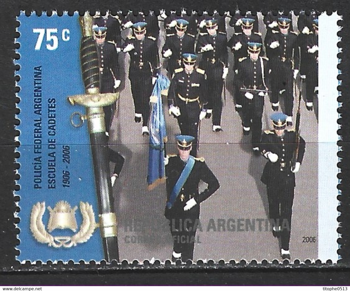 ARGENTINE. N°2634 De 2006. Police Fédérale. - Esel