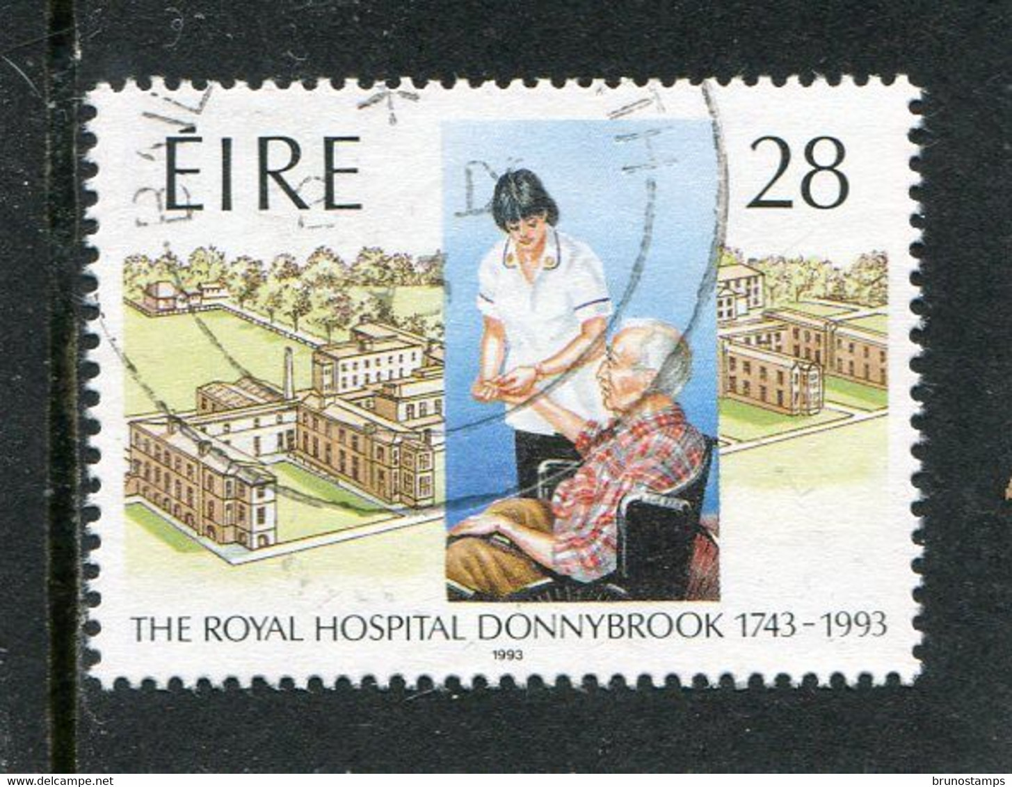 IRELAND/EIRE - 1993  28p  DONNYBROOK  HOSPITAL  FINE USED - Used Stamps